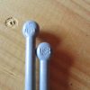 Grey Plastic 5mm x 25cm - Knitting Needles - Unbranded & Loose
