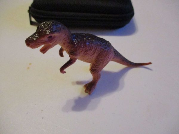 Small Brown Allosaurus Dinosaur Figure Toy - Sturdy Plastic - Image 2