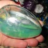Green Goo in Silver Shell - Twin Alien Egg Slime Toy - Hoot