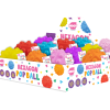 Hollow Red Hexagonal Sensory Pop Ball Toy - Hoot - Image 2