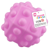 Hollow Pink Hexagonal Sensory Pop Ball Toy - Hoot