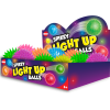 Purple Light Up Spikey Ball Toy - Hoot - Image 2