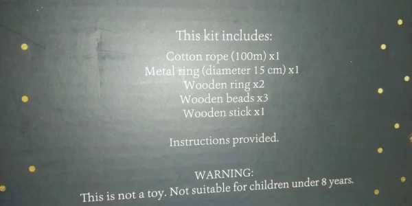 Fat Face Macrame Owl Craft Kit Complete Brand New - Image 8