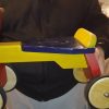 Pintoy Wood Push Along Ride On Bike Four Wheels Sturdy Colourful - Used/Scuffed - Image 2