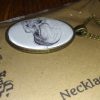 Vintage Style Anatomical Skull Glass Cabochon Pendant with chain - GoblinDreams - Image 2