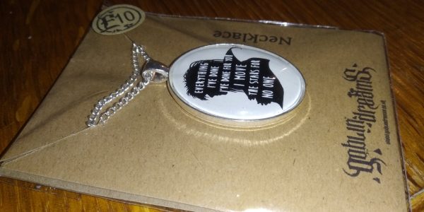 "Everything I've Done" - Labyrinth Quote Pendant w/chain. Goblin Dreams - Image 2