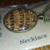 Vintage Style Planchette Ouija Glass Cabochon Pendant with chain - GoblinDreams - Image 3