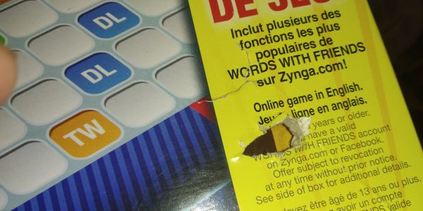 HASBRO Gaming Words with Friends Game Board Complete But Box Tatty - Image 4