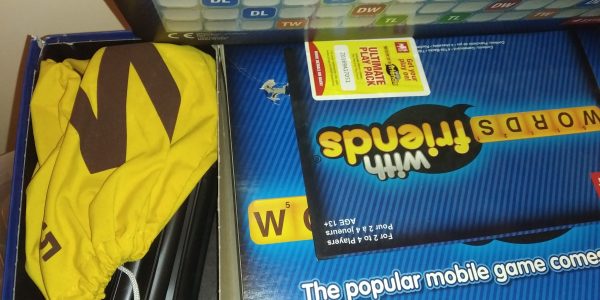 HASBRO Gaming Words with Friends Game Board Complete But Box Tatty - Image 8