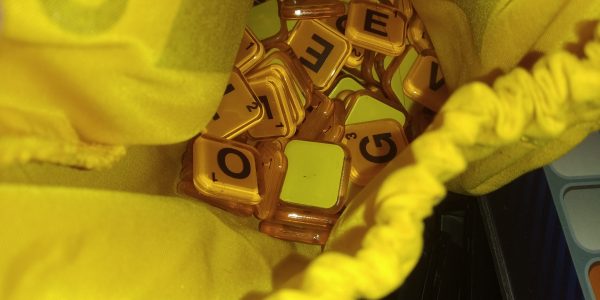 HASBRO Gaming Words with Friends Game Board Complete But Box Tatty - Image 11