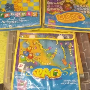 Early Learning Centre 3 Games Bundle. Ludo. Snakes And Ladders. Draughts. Used