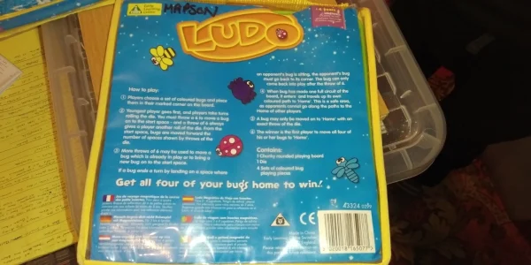 Early Learning Centre 3 Games Bundle. Ludo. Snakes And Ladders. Draughts. Used - Image 12