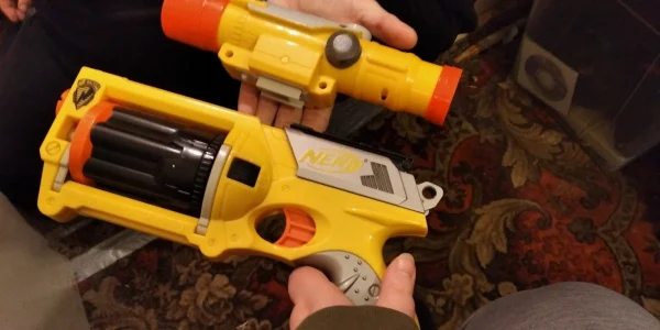 Nerf N-Strike Maverick Rev-6 Blaster With Scope - Image 4