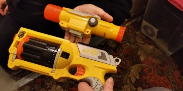 Nerf N-Strike Maverick Rev-6 Blaster With Scope - Image 3