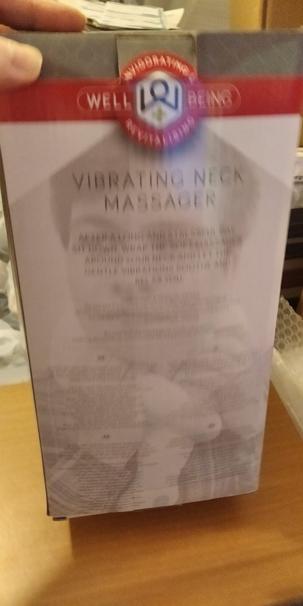 Well Being Vibrating Neck Massager Lightly Used in Box - Image 3