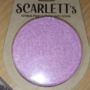 Scarlett's Citrus Fizz Bath Bomb - History and Heraldry Ltd