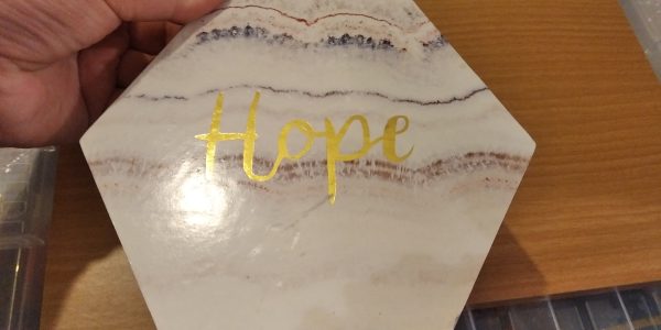 Hope Hexagonal hanging sign - Image 5