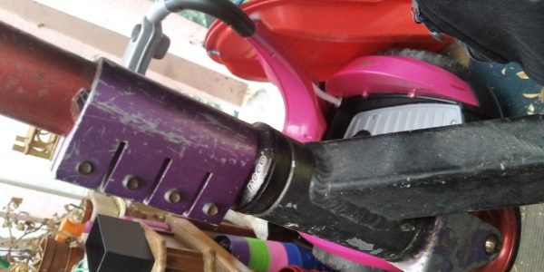 Kids Red Metal Push Scooter By Neco Used Scuffed But Good Condition - Image 3