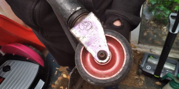Kids Red Metal Push Scooter By Neco Used Scuffed But Good Condition - Image 13
