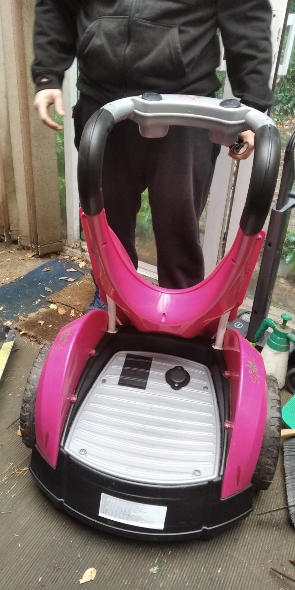 FEBER DAREWAY 12v Ride on Kids Pink Segway Used Working Complete With Charger - Image 13