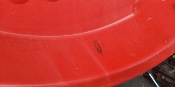 Red Plastic Swordfish Tobogan Sledge Sled Kids Outdoor Fun Pull Along Sit On - Image 7