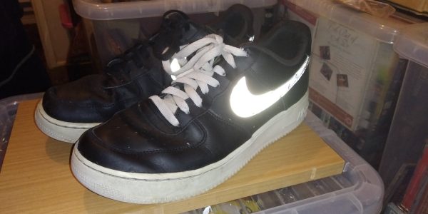 Size 8 - Nike Air Force 1 Black White - Image 13
