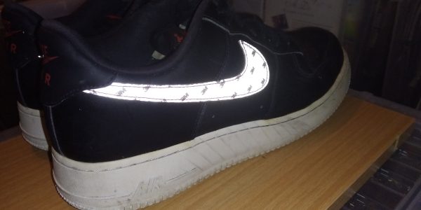 Size 8 - Nike Air Force 1 Black White - Image 5