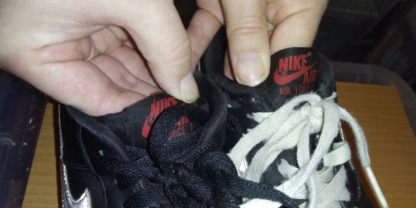 Size 8 - Nike Air Force 1 Black White - Image 10