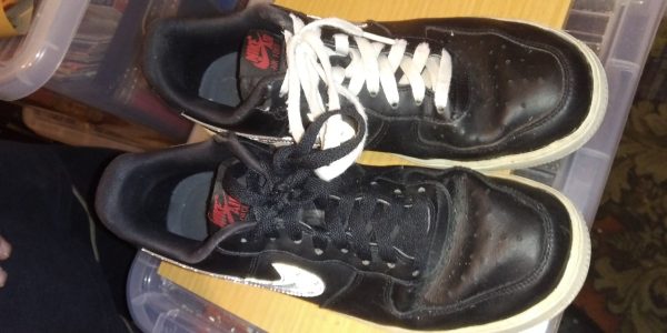 Size 8 - Nike Air Force 1 Black White - Image 9