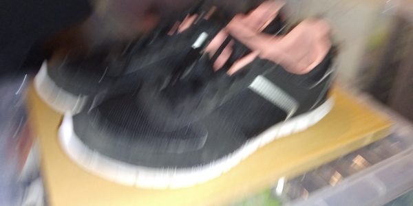 F & F Black And White Active Trainers Size 7 - Image 3