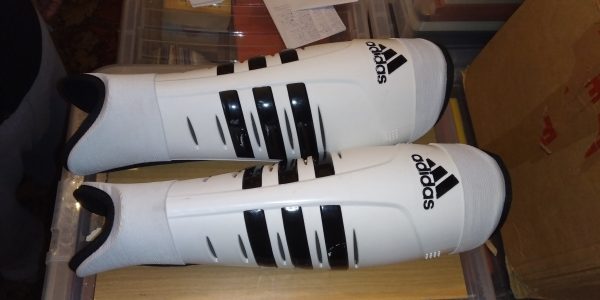 Adidas Size Large used Press Fit Shin Guards