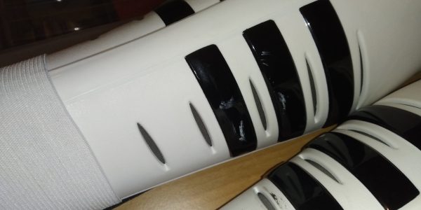 Adidas Size Large used Press Fit Shin Guards - Image 11