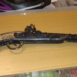 Plastic Fake Fancy Dress Pirate Flintlock Pistol Toy