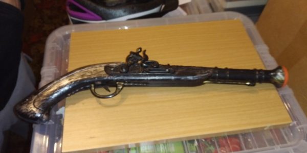 Plastic Fake Fancy Dress Pirate Flintlock Pistol Toy