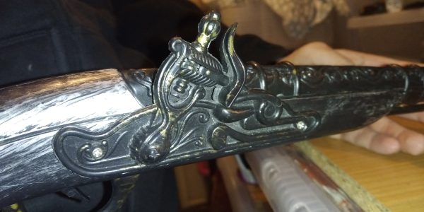 Plastic Fake Fancy Dress Pirate Flintlock Pistol Toy - Image 6