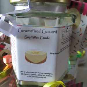 Caramelised Custard Scented Soy Wax Candle 300g