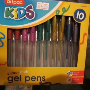 Artpac 10 Metallic Gel Pens