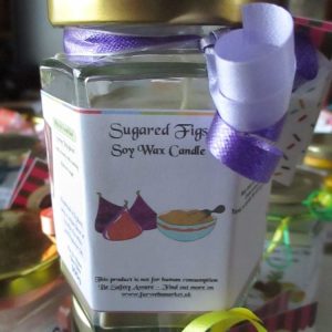 Sugared Figs Scented Soy Wax Candle 300g