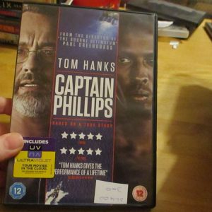Captain Phillips - Tom Hanks - DVD - LN Disc - VGC Case - Pal (S2400300)
