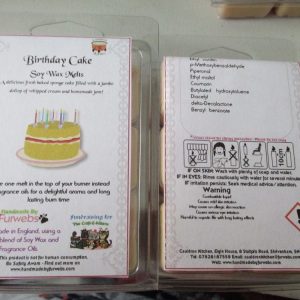 Birthday Cake Scented Soy Wax Melts Pack