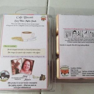 Cafe Biscotti Scented Soy Wax Melts Pack