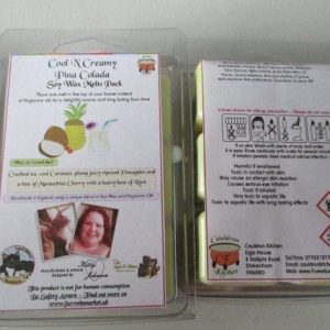 Cool N Creamy Pina Colada Scented Soy Wax Melts Pack