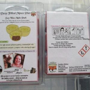 Deep Filled Mince Pies Scented Soy Wax Melts Pack