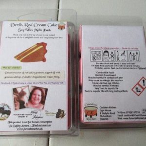 Devils Red Cream Cake Scented Soy Wax Melts Pack