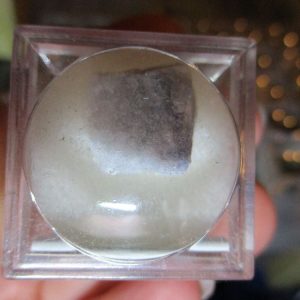 Dumortierite Mineral/Gem Stone Fragment in Display Magnification Box