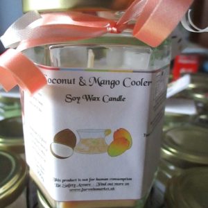 Coconut & Mango Cooler Scented Soy Wax Candle 300g