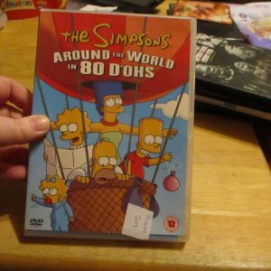 The Simpsons - Around The World In 80 D'ohs - DVD - HFP/VLSS Disc - VGC Case - Pal (S2400209)
