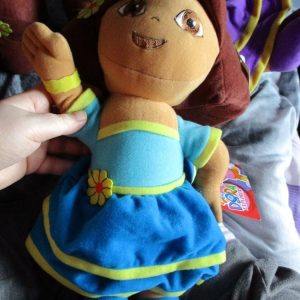 Blue Fiesta Dress Dora - Nickelodeon Dora The Explorer - Soft Toy