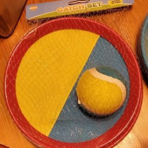 Red Paddles Catch Set with Ball - Hoot