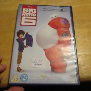 Disney's Big Hero 6 - DVD- FP Disc - VGC Damaged Case - Pal (S2400390)